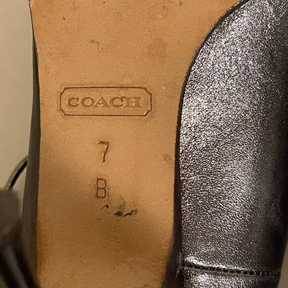 Coach Metallic Lauryn MaryJane Heels - Picture 6 of 10